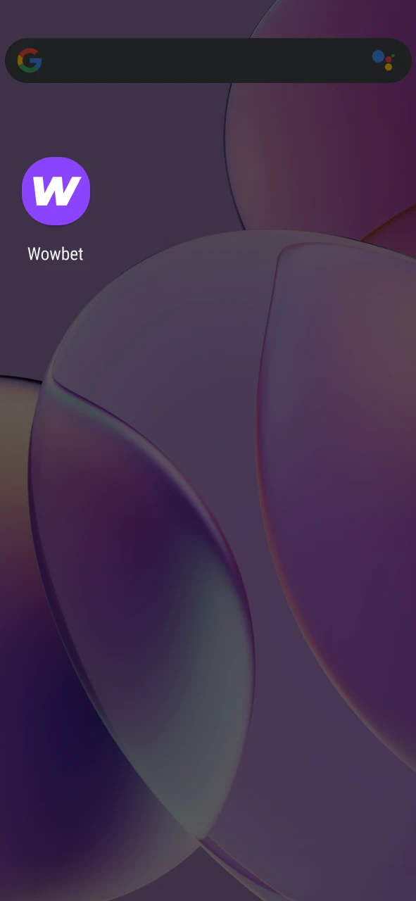 Откройте приложение Wowbet на вашем устройстве и войдите в аккаунт.