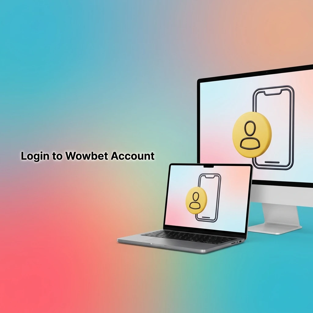 Wowbet login page showing email and password fields with login button for quick account access