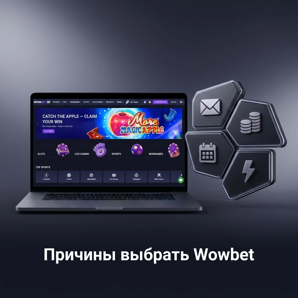 Причины выбрать Wowbet: ставки на спорт, быстрые выплаты, бонусы и лицензированная платформа