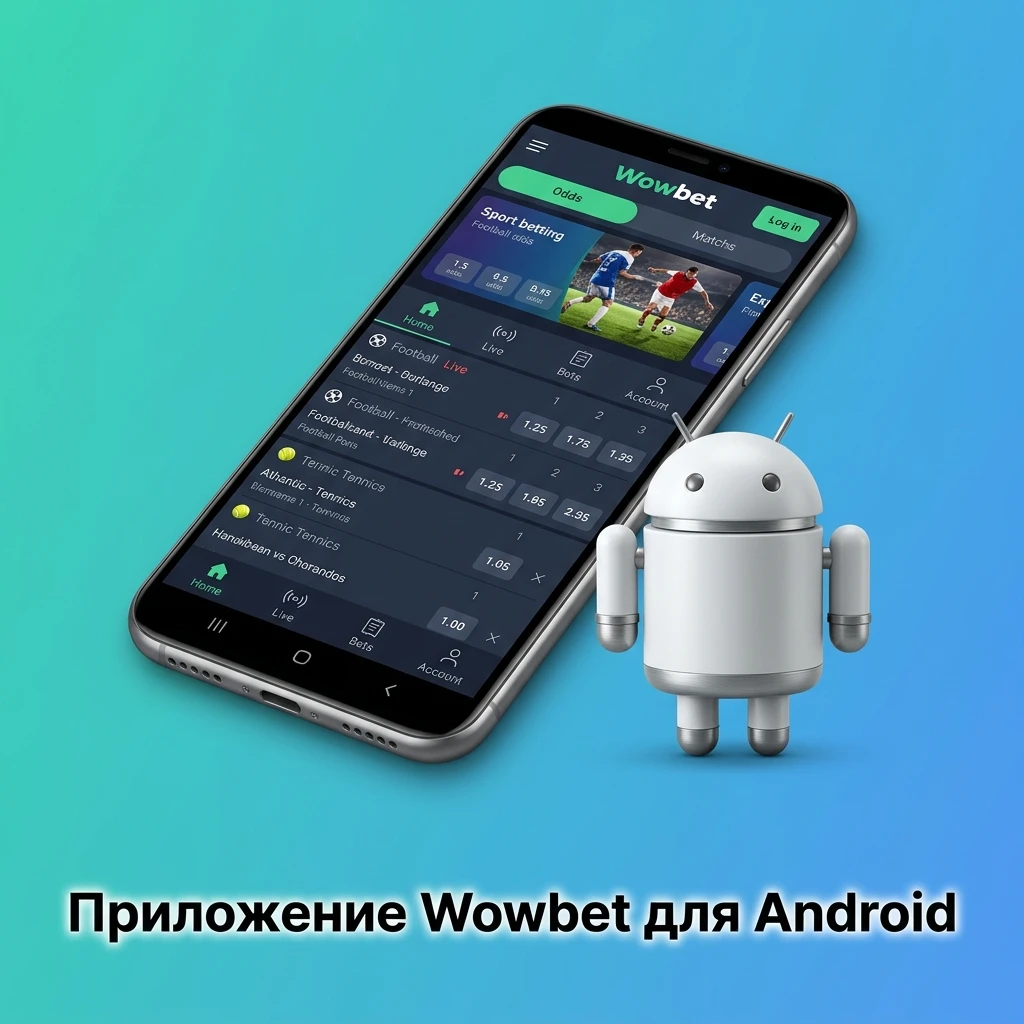 Приложение Wowbet для Android — ставки на спорт и казино с мобильного устройства бесплатно