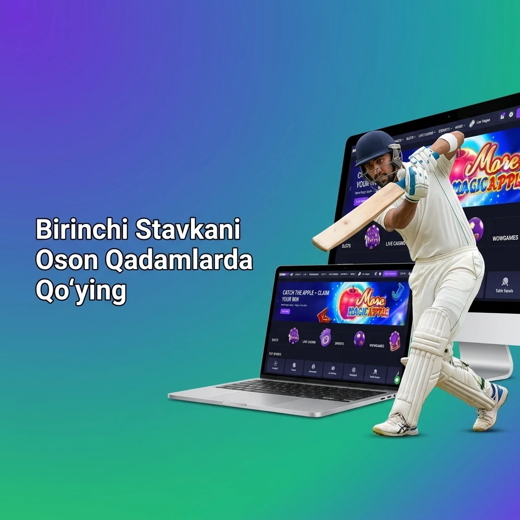 Wowbet'da birinchi stavkani qo'yish: ro'yxatdan o'tish, depozit va sport tanlash qadamlari
