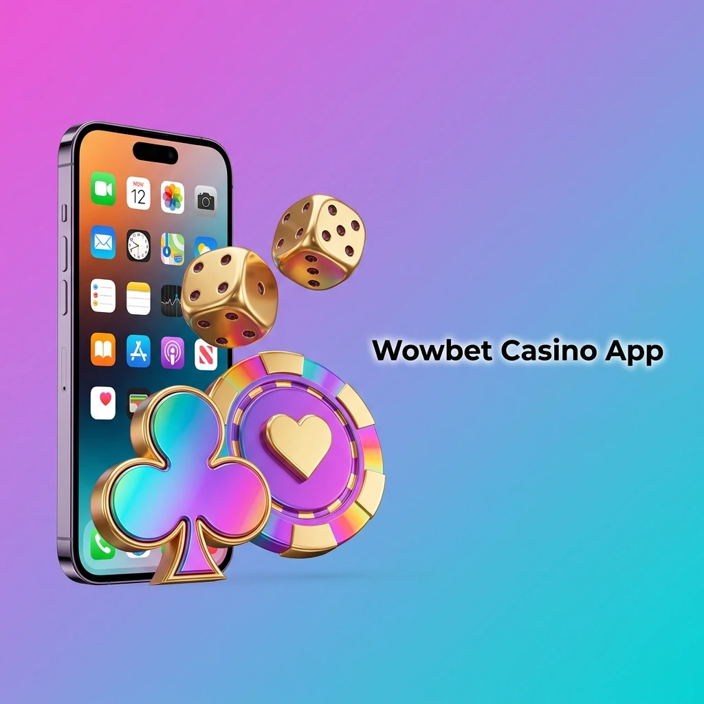 Wowbet Casino App home screen showing slots and live dealer games from Pragmatic Play, Evolution, and NetEnt