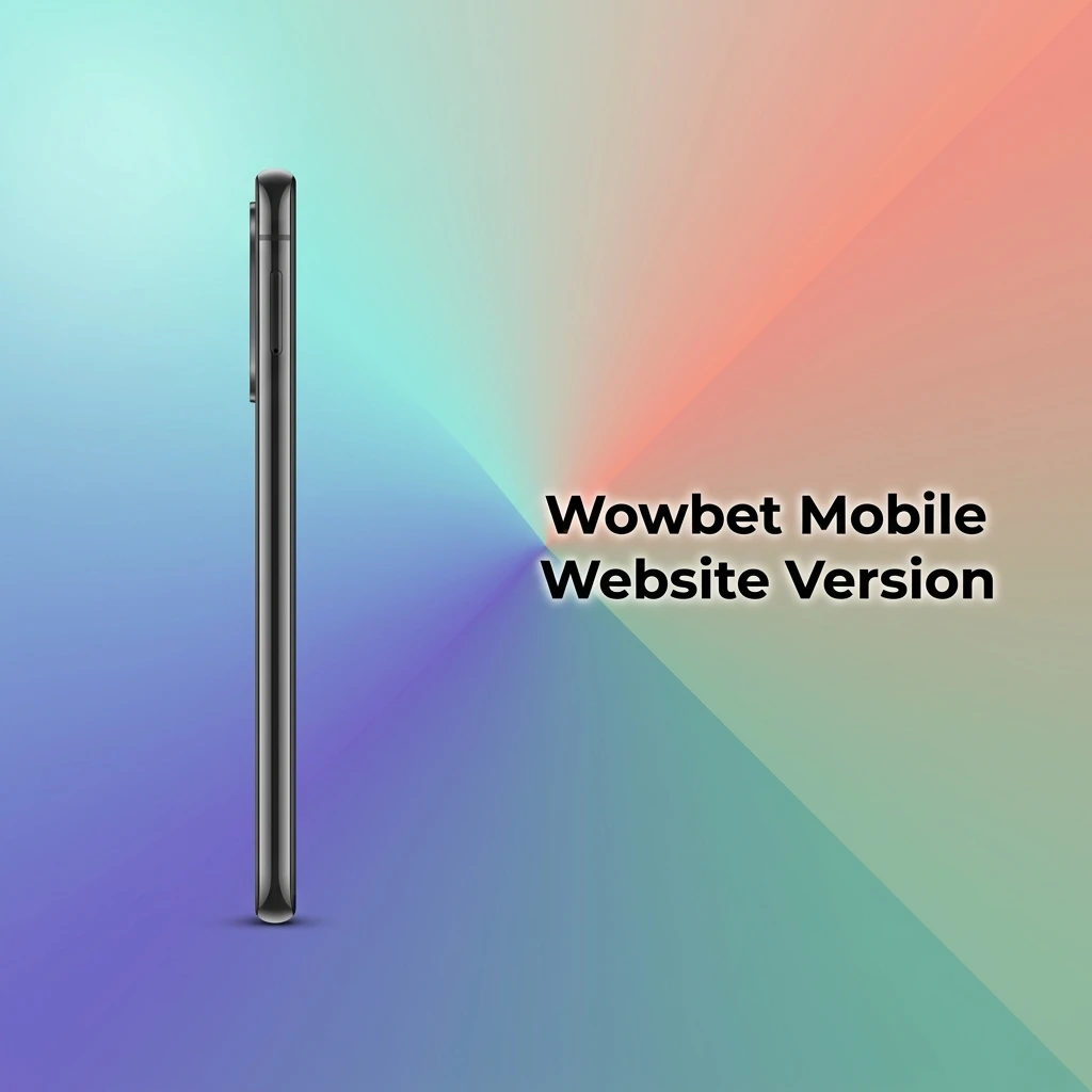 Wowbet mobile website version displayed on smartphone browser with betting and casino services interface