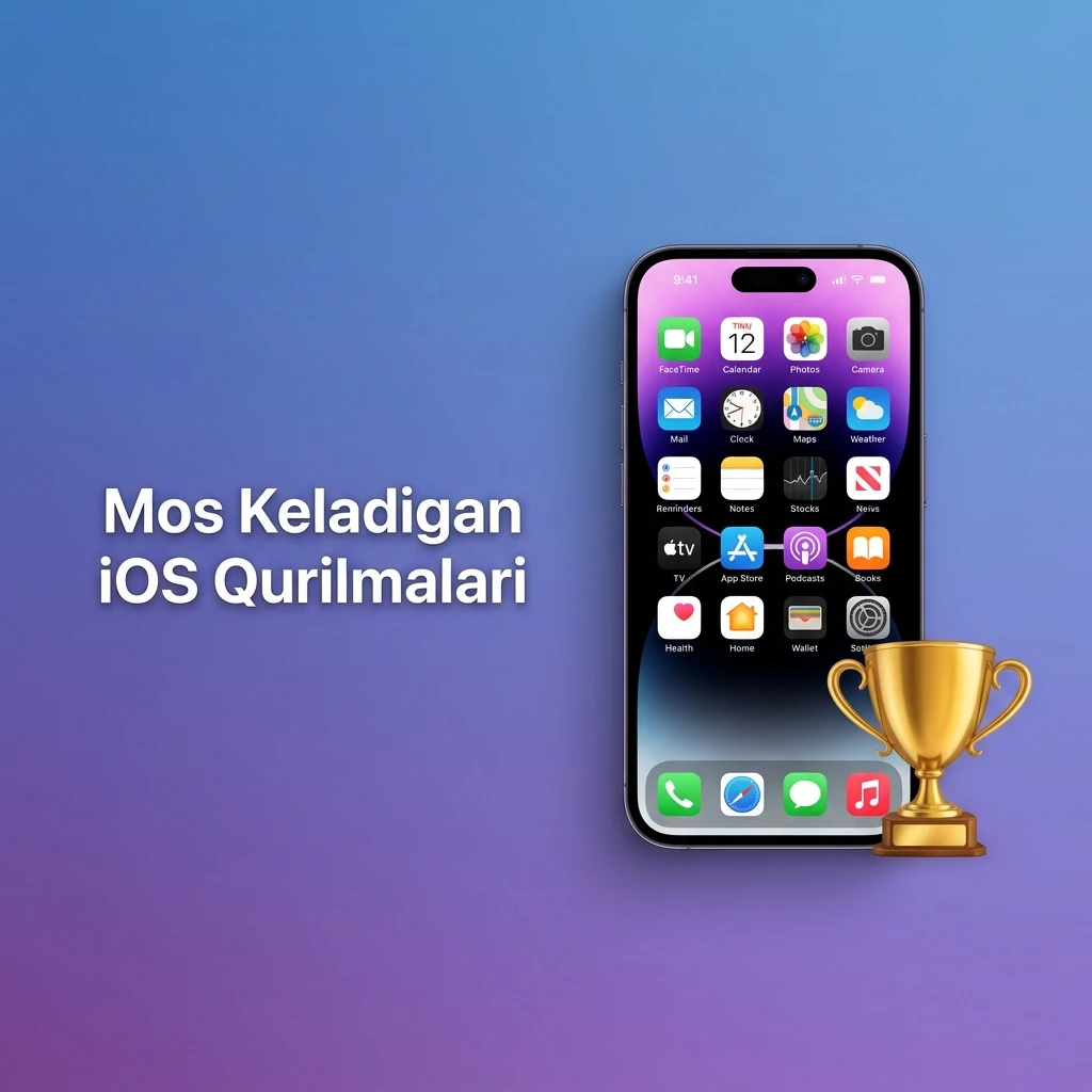 iPhone X dan iPhone 15 gacha va iPad modellari bilan mos keladigan iOS qurilmalar ro'yxati