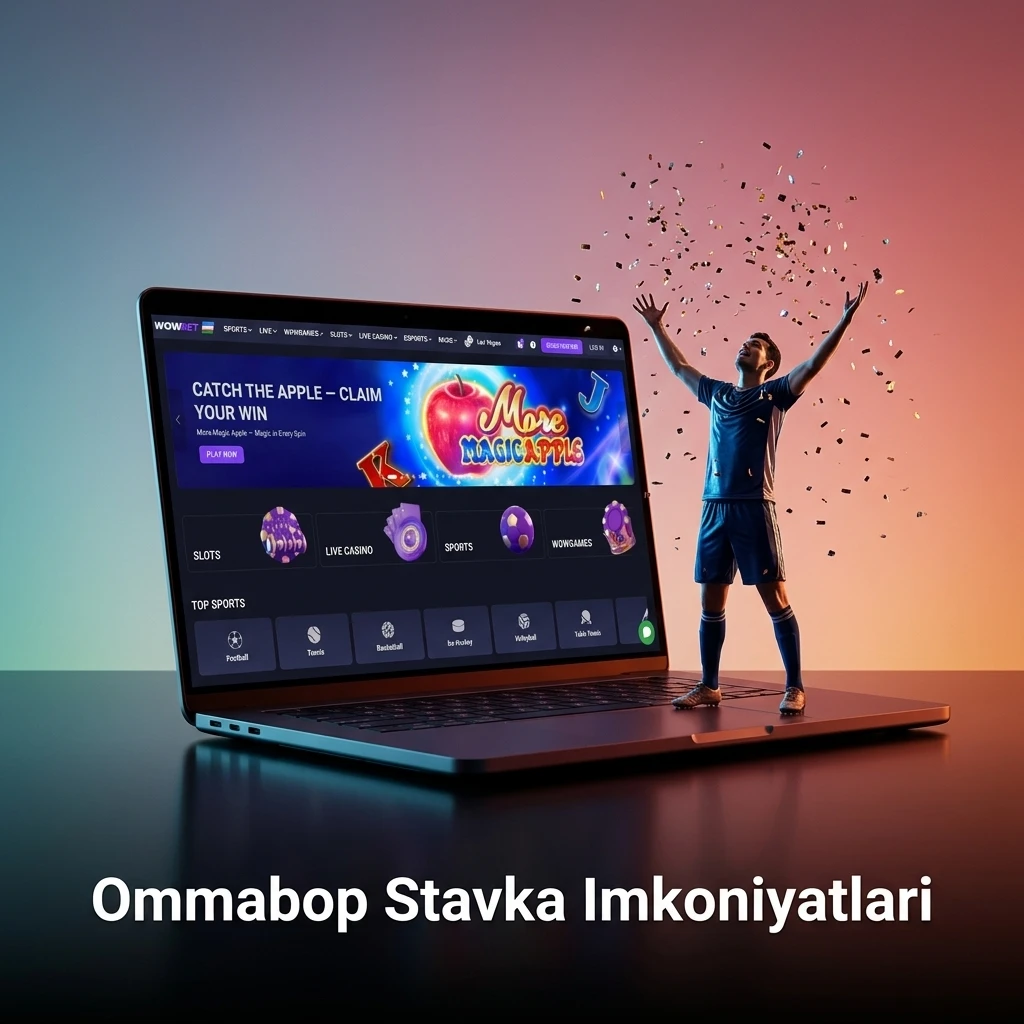 Wowbet stavka imkoniyatlari: Multi Live, Jonli va Prematch formatlarida sport musobaqalariga stavka qo'yish